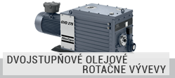 Dvojstupňové olejové rotačné vývevy GVD ATLAS COPCO