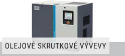  Olejom mazané skrutkové vývevy ATLAS COPCO