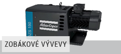 Zobákové vývevy DZS a vákuové riešenie DZM ATLAS COPCO